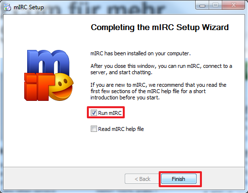 change mirc download folder